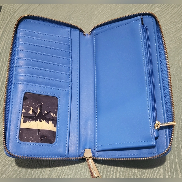 EUC Peter Pan Loungefly Backpack and Wallet - Picture 4 of 9